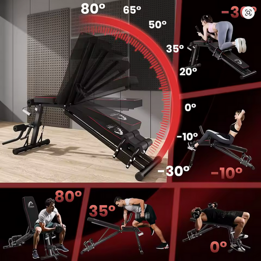 Banco de musculación ajustable